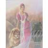 Paper Print - Woman With Lion
